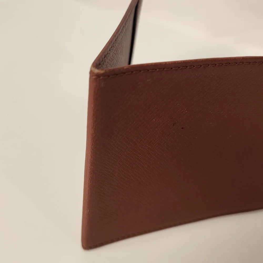 Louis Vuitton Brown Tan BiFold Card Holder
